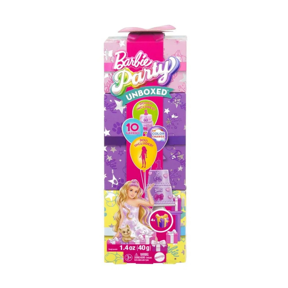 Barbie - Party Unboxed Blondi nukke