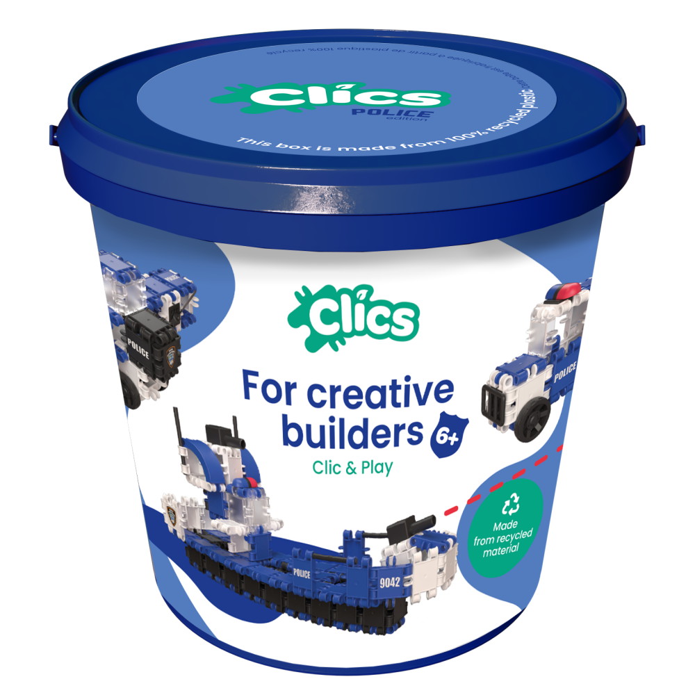 Clics Bucket 8 in 1 - Police