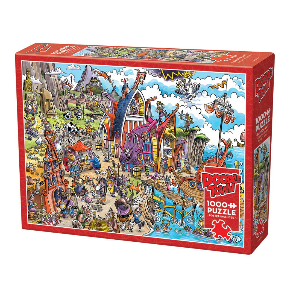 Cobble Hill Pussel - Viking Village 1000 Palaa