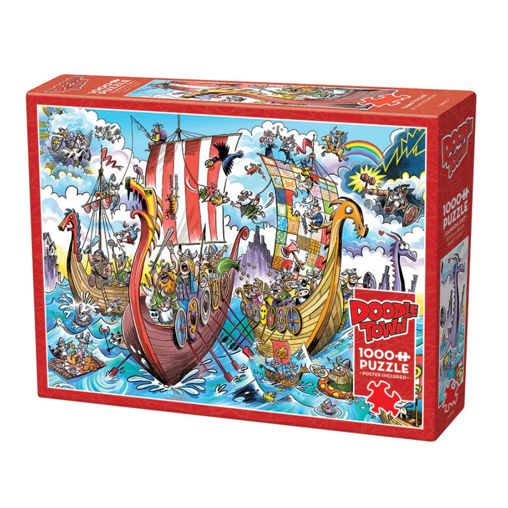 Cobble Hill Pussel - Viking Voyage 1000 Palaa