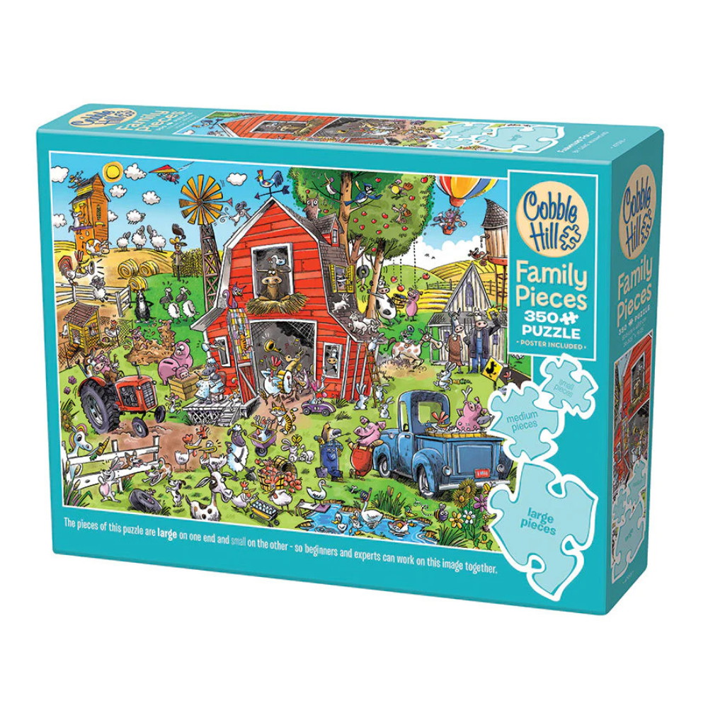 Cobble Hill Pussel - Farmyard Folly 350 Palaa