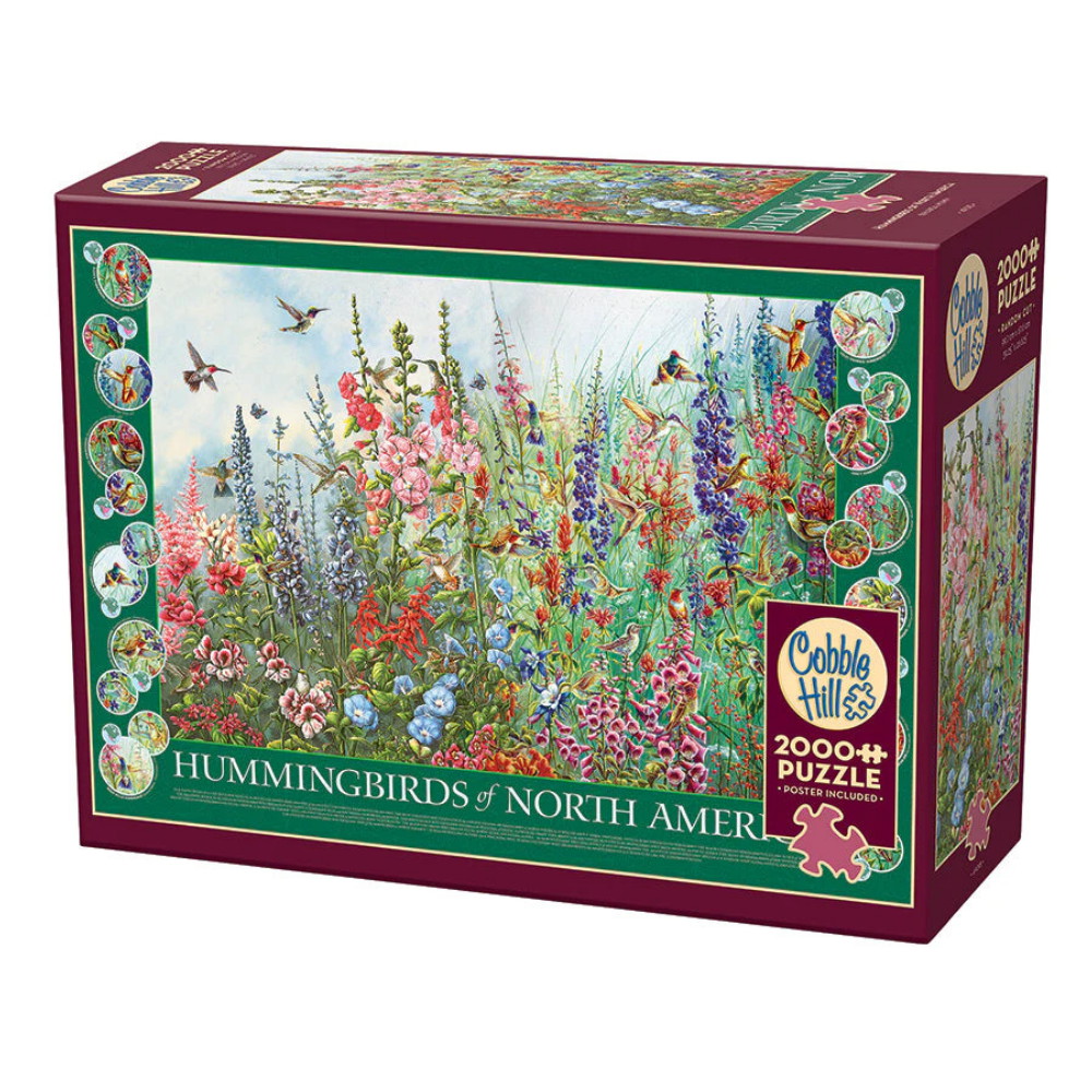 Cobble Hill Pussel - Hummingbirds of North America 2000 Palaa