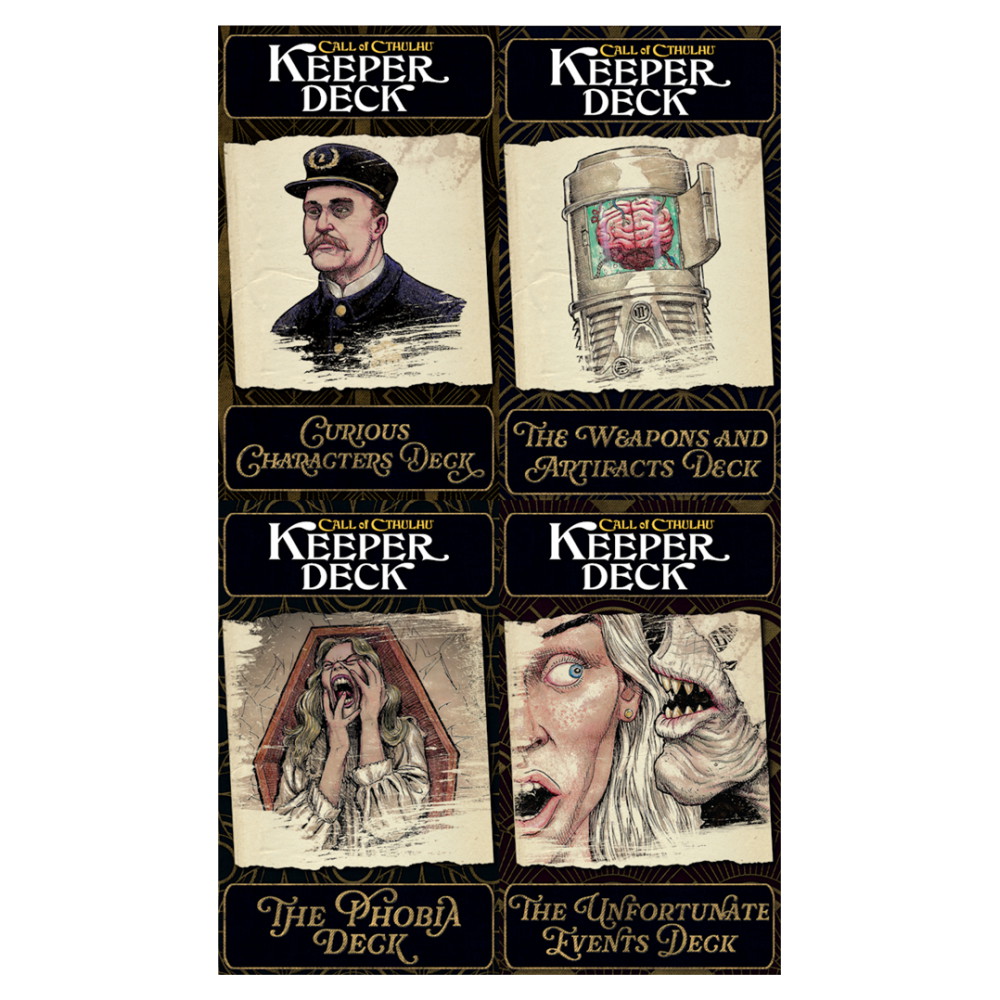 Call of Cthulhu RPG: Keeper Decks