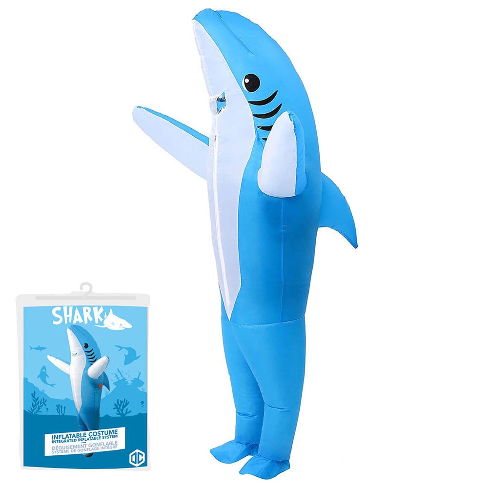 Puhallettava Shark Naamiaisasu
