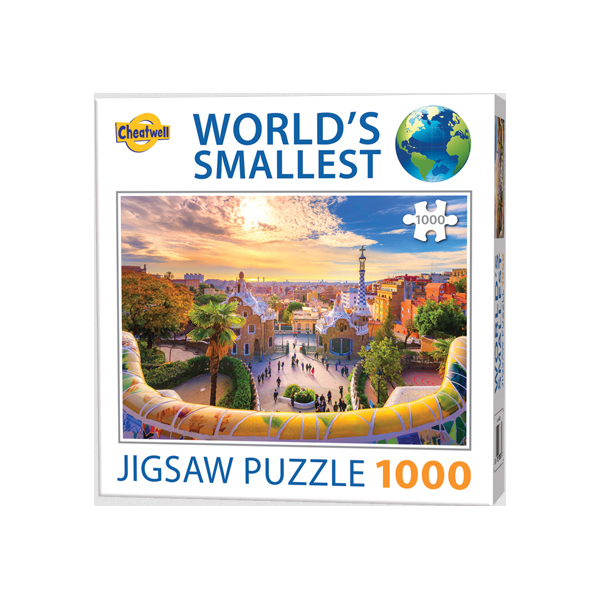 World's Smallest Puzzle: Barcelona 1000 palaa