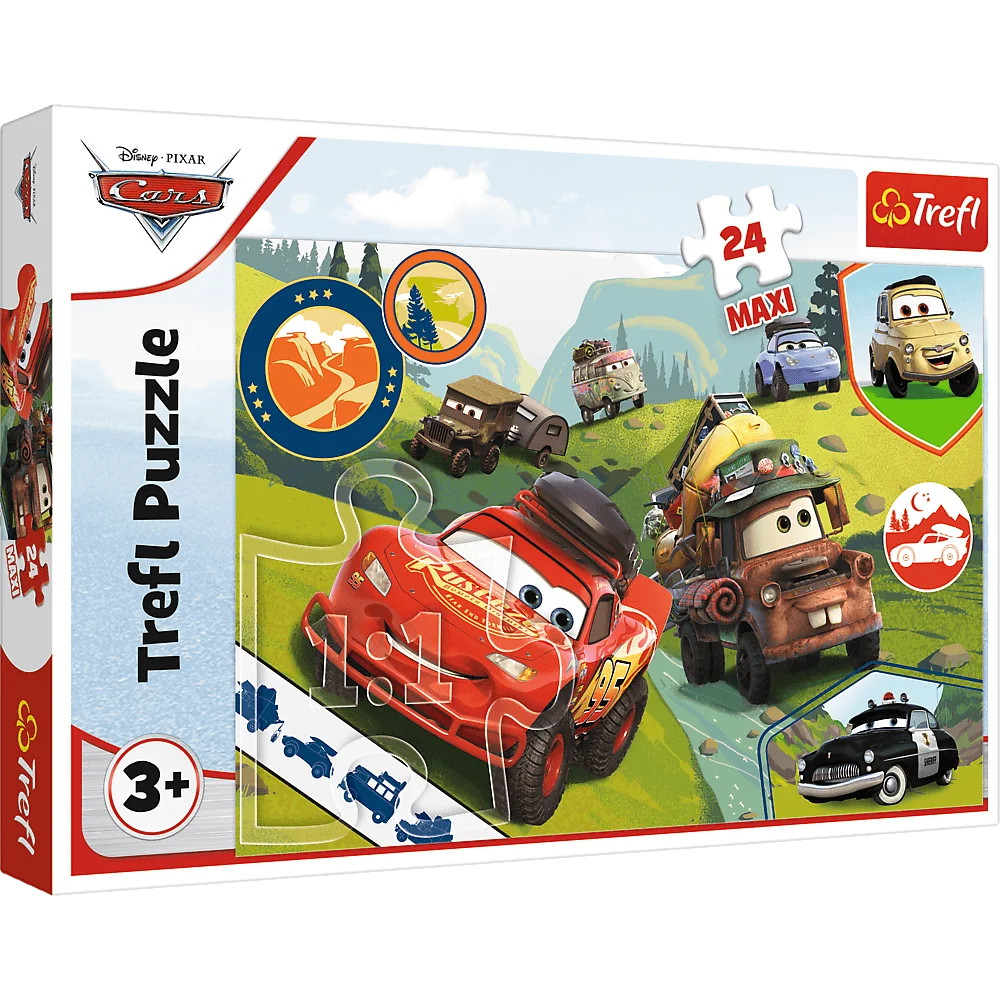 Trefl: Autot 24 Maxi Palaa