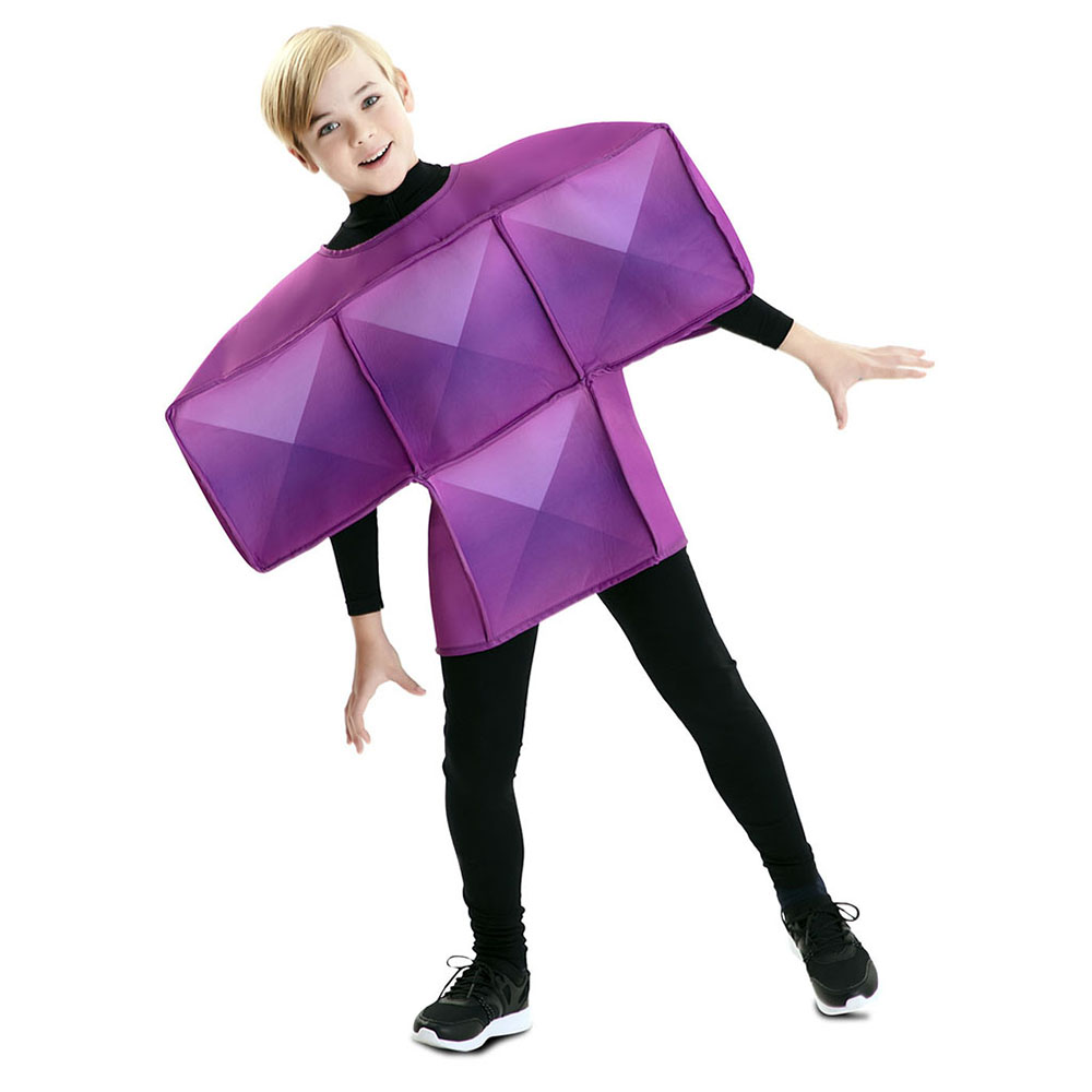 Tetris Costume For Kids - Purple