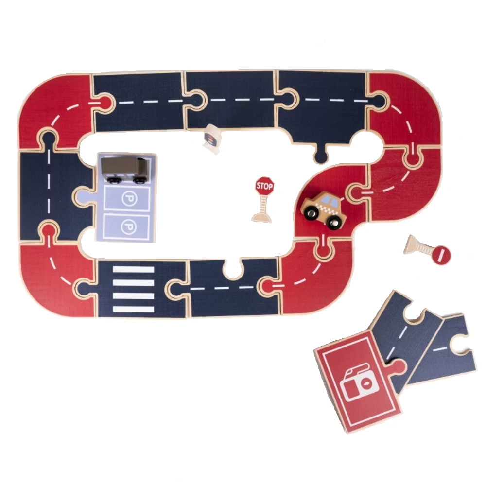 Autot Tiellä -Leikkisetti