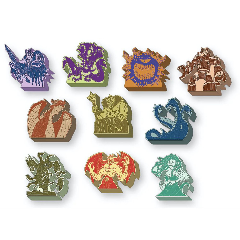 Tiny Epic Dungeons: Wooden Boss Meeples (Exp.)