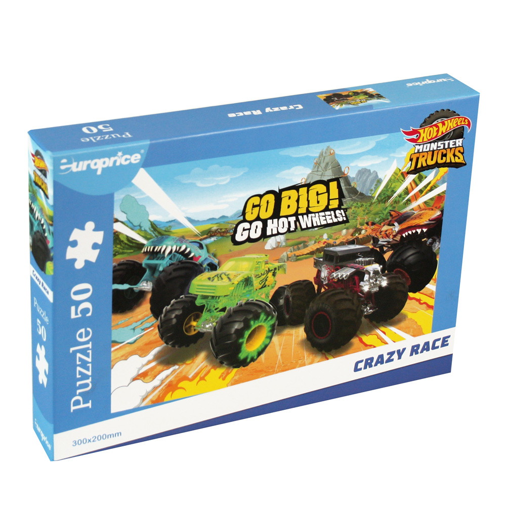 Palapelit: Monster Trucks Crazy Race 50 Palaa