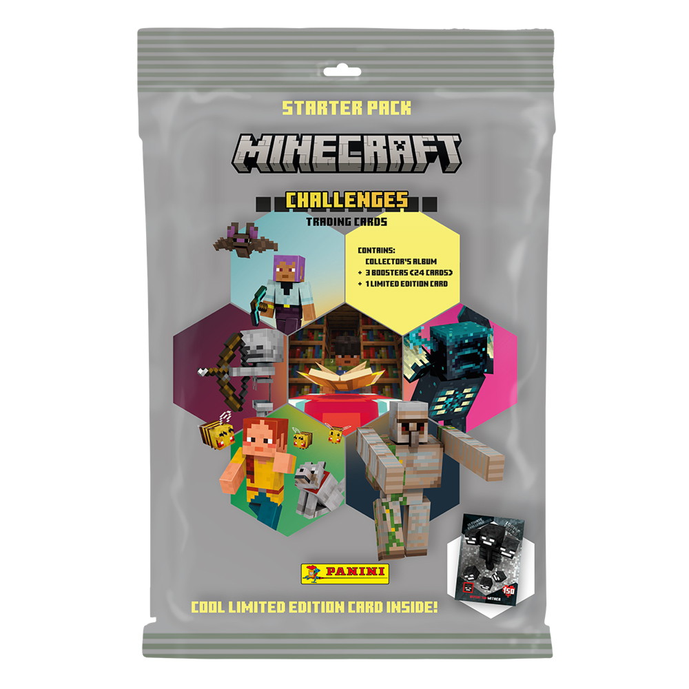 Minecraft Challenges Collectible Cards Starter Pack