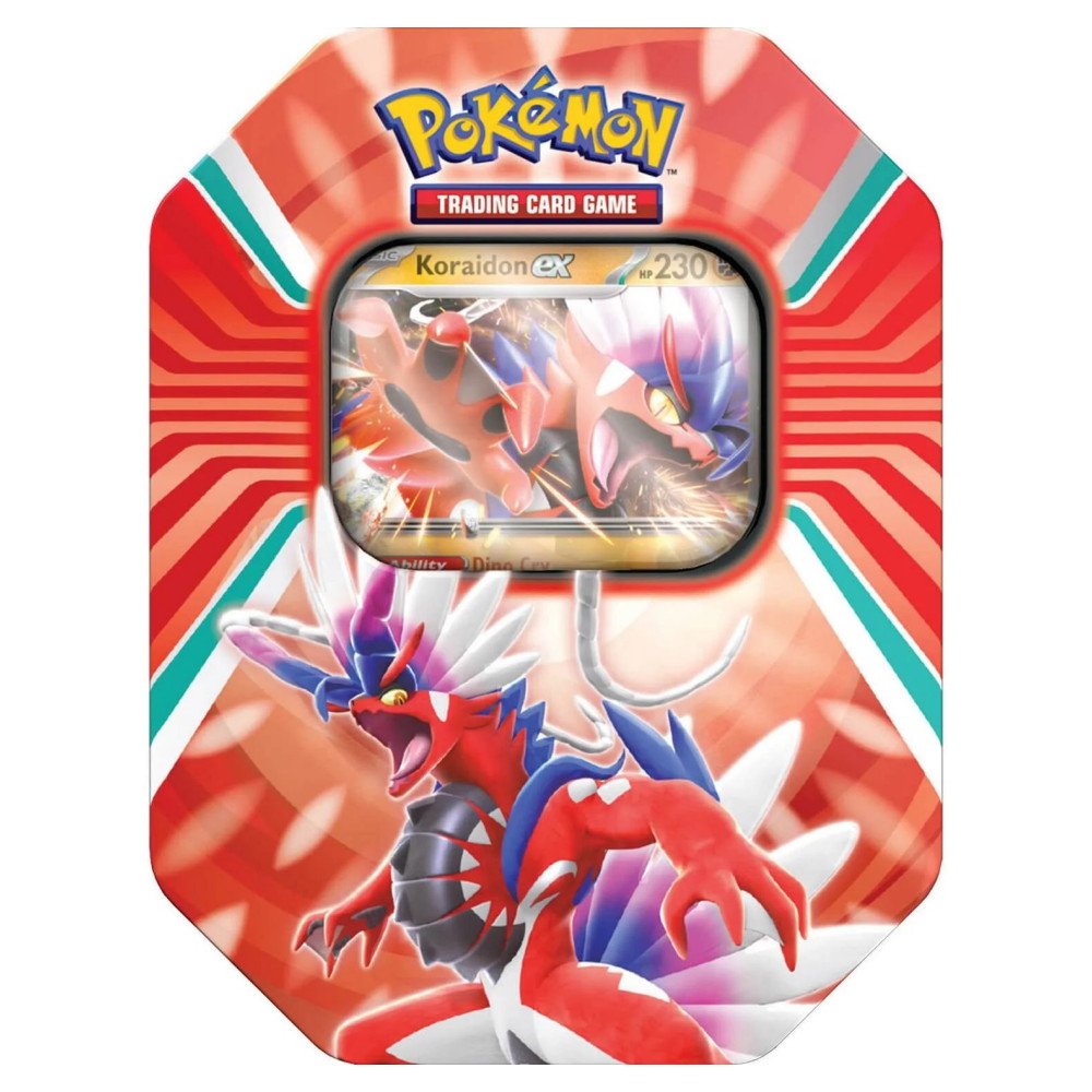 Pokémon TCG: Paldea Legends Tin - Summer 2023 - Koraidon ex