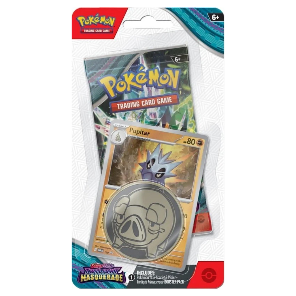 Pokémon TCG: Twilight Masquerade Checklane Pupitar