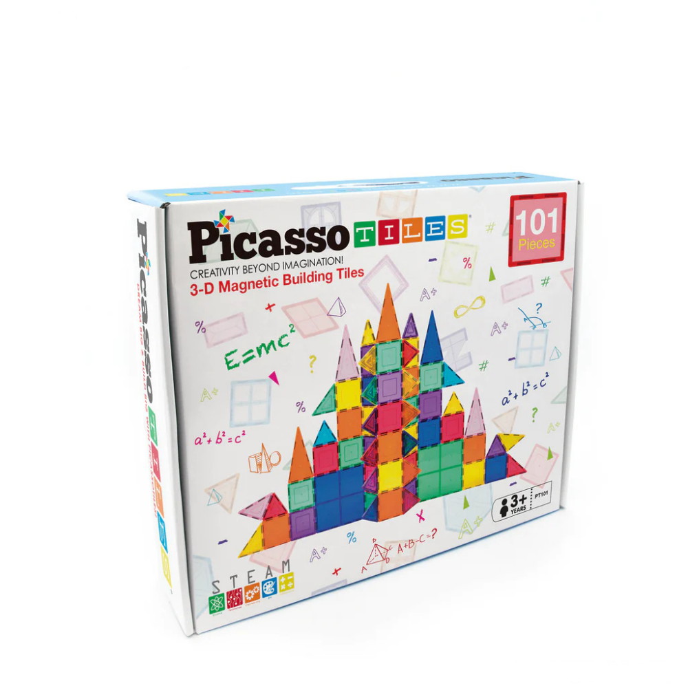PicassoTiles 3-D Magnetic Building Tiles 101 Osat