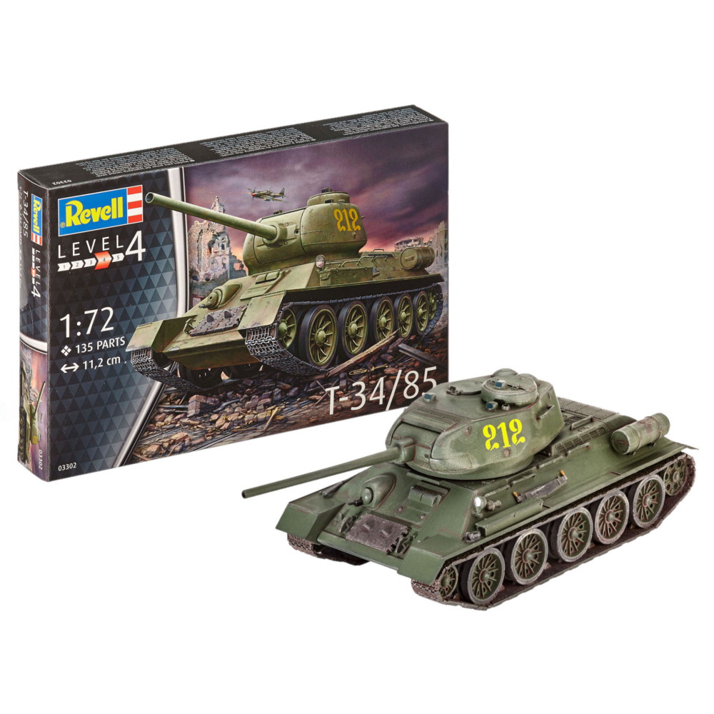 Revell - T-34/85 1:72 - 135 Pcs