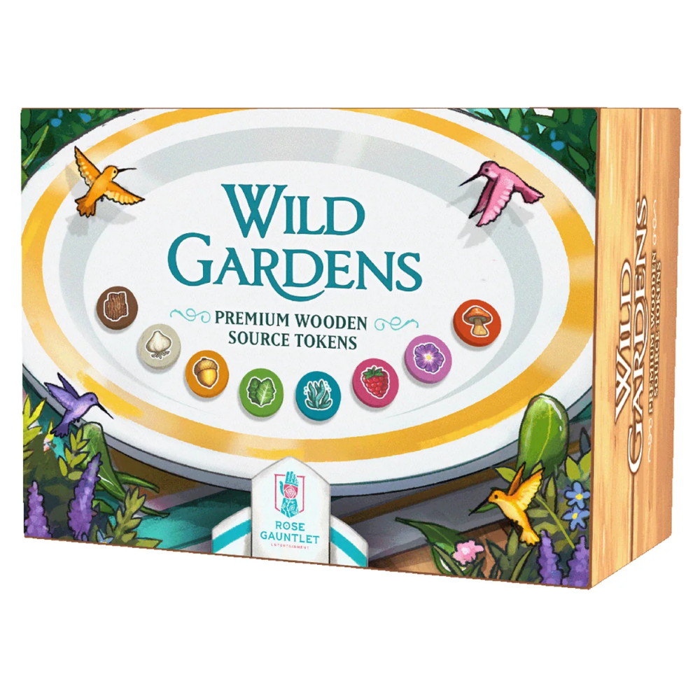 Wild Gardens: Premium Wooden Source Tokens (Exp.)