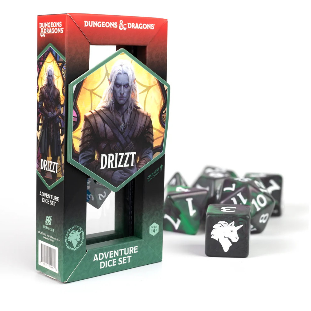 Dungeons & Dragons: Adventure Dice Set - Legend of Drizzt