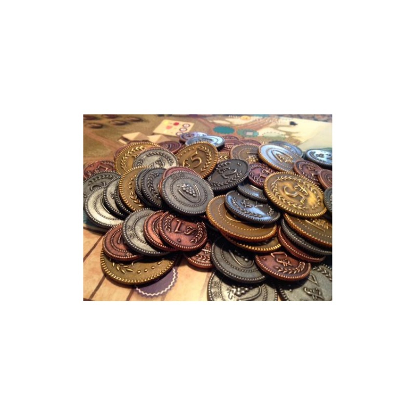 Viticulture Metal Lira Coins