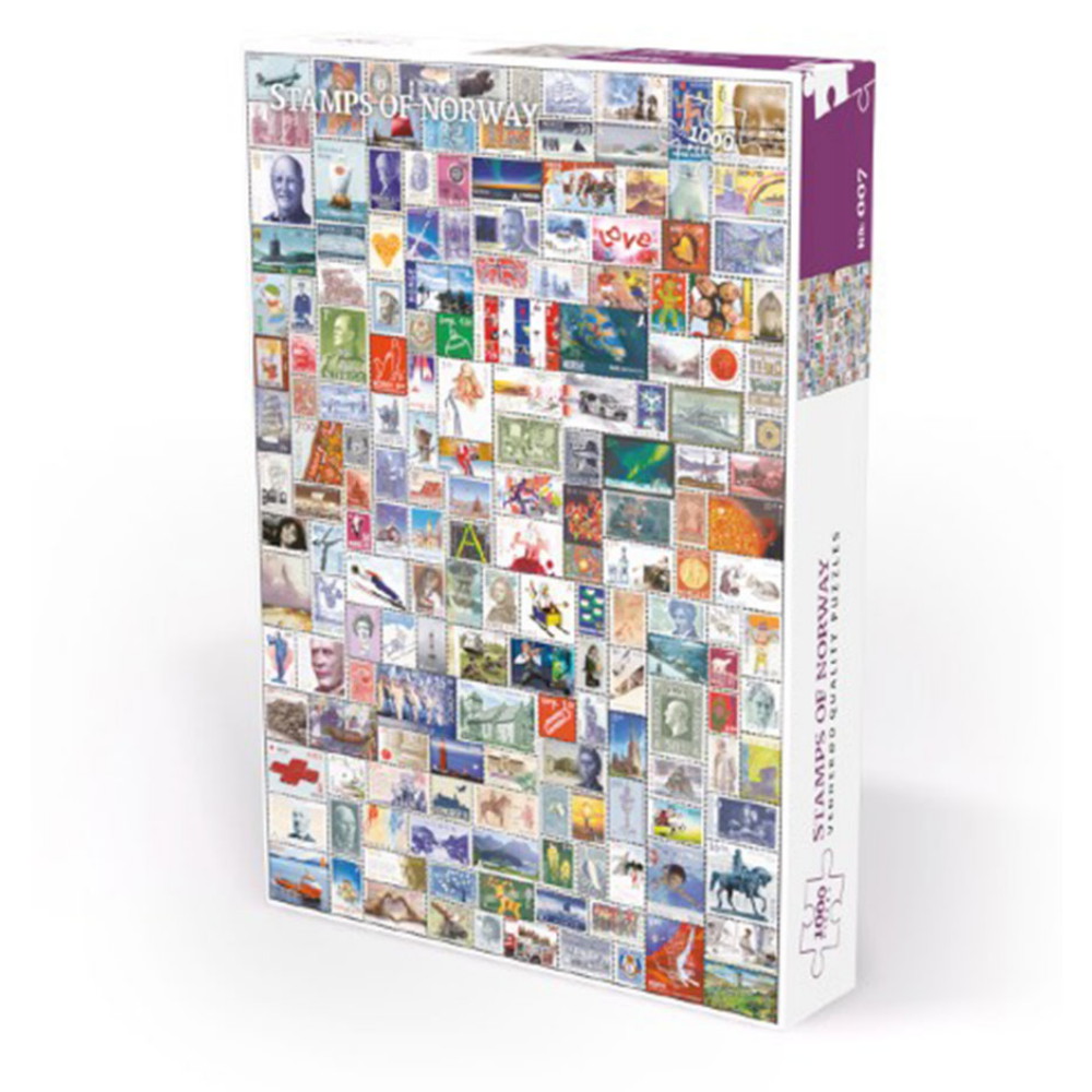 Palapeli - Stamps of Norway 1000 Palaa