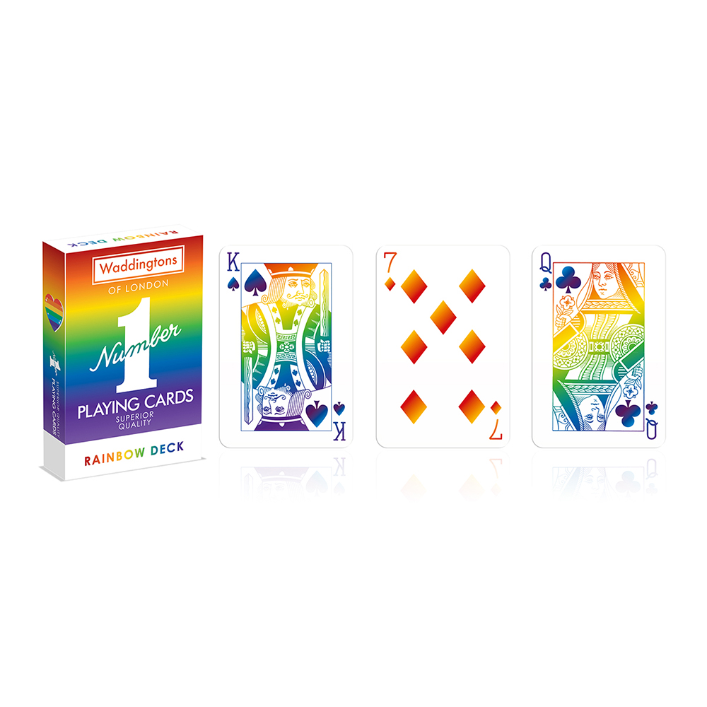 Waddingtons Rainbow playing cards