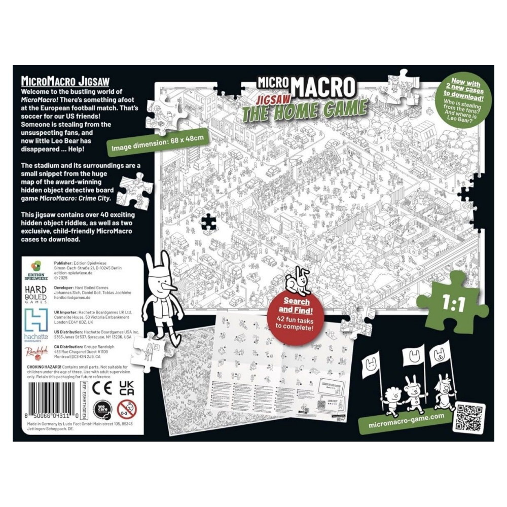 MicroMacro Jigsaw: The Home Game 500 Palaa