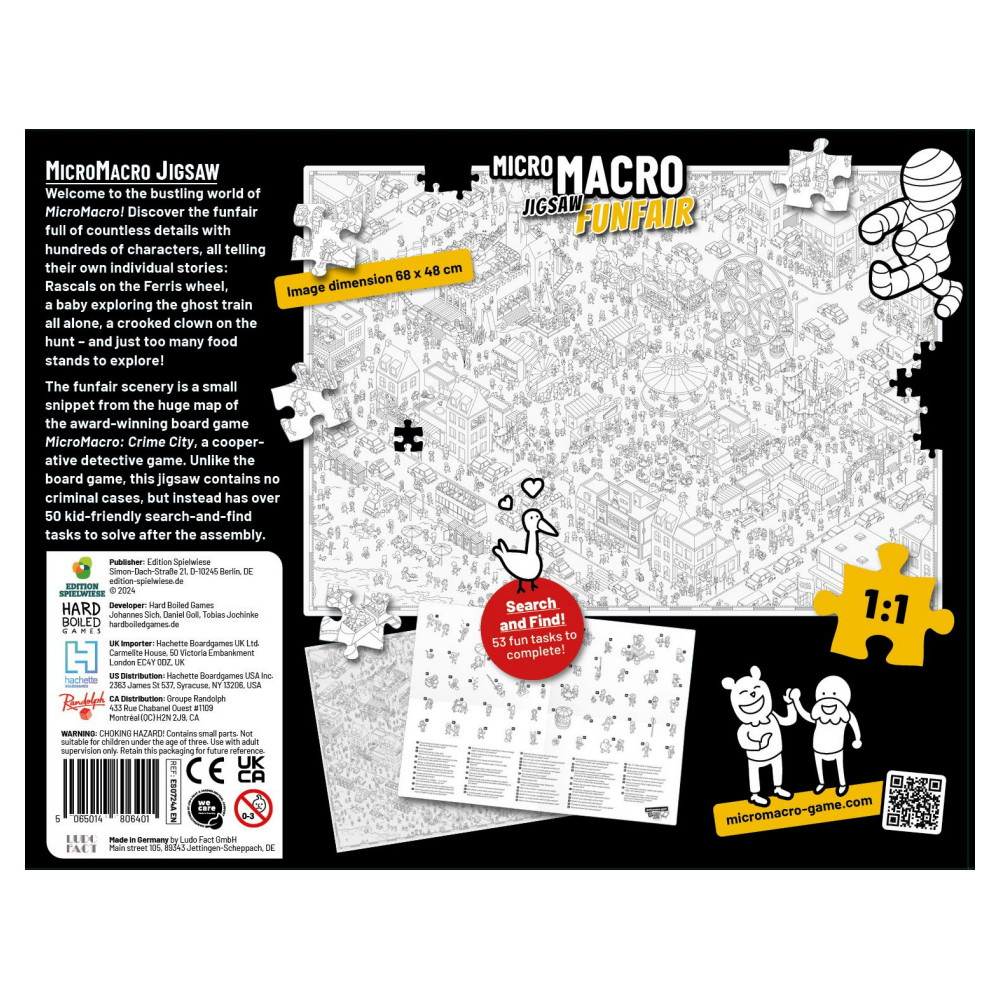 MicroMacro Jigsaw: Funfair 500 Palaa