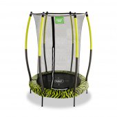 EXIT Tiggy trampoliini turvaverkolla ø140 cm Musta/Vihreä EXIT Tiggy trampoliini turvaverkolla ø140 cm Musta/Vihreä