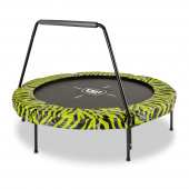 EXIT Tiggy Trampoline with pole ø140cm Black/Green EXIT Tiggy Trampoline with pole ø140cm Black/Green