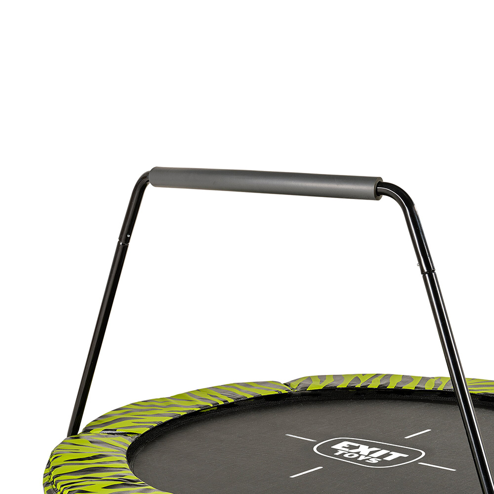 EXIT Tiggy Trampoline with pole ø140cm Black/Green