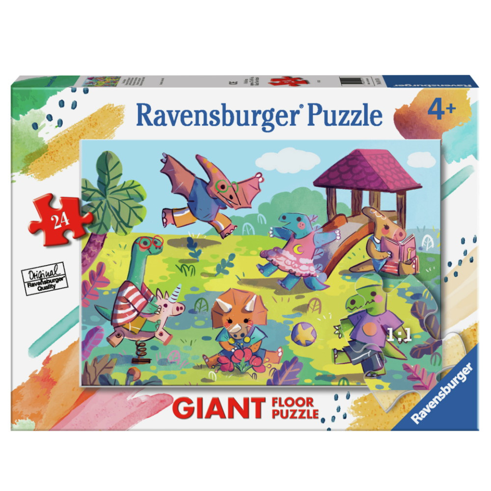 Ravensburger Lattiapalapeli - Dinosaurs 24 Palaa