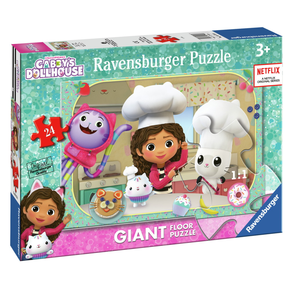 Ravensburger Lattiapalapeli - Gabby's Kitchen 24 Palaa