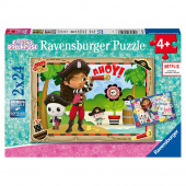 Ravensburger Palapeli - Gabbys Piraattijuhlat! 2x24 Palaa Ravensburger Palapeli - Gabbys Piraattijuhlat! 2x24 Palaa