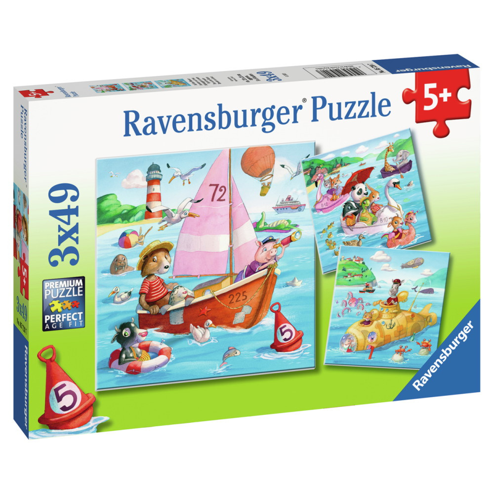 Ravensburger Fun on the Water 3x49 Palaa