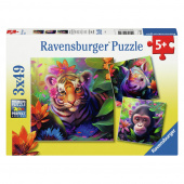 Ravensburger: Jungle Babies - 3x49 Palaa Ravensburger: Jungle Babies - 3x49 Palaa