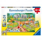 Ravensburger:  A Day at the Zoo 2x24 Palaa