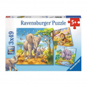 Ravensburger: Wild Animals 3x49 Palaa