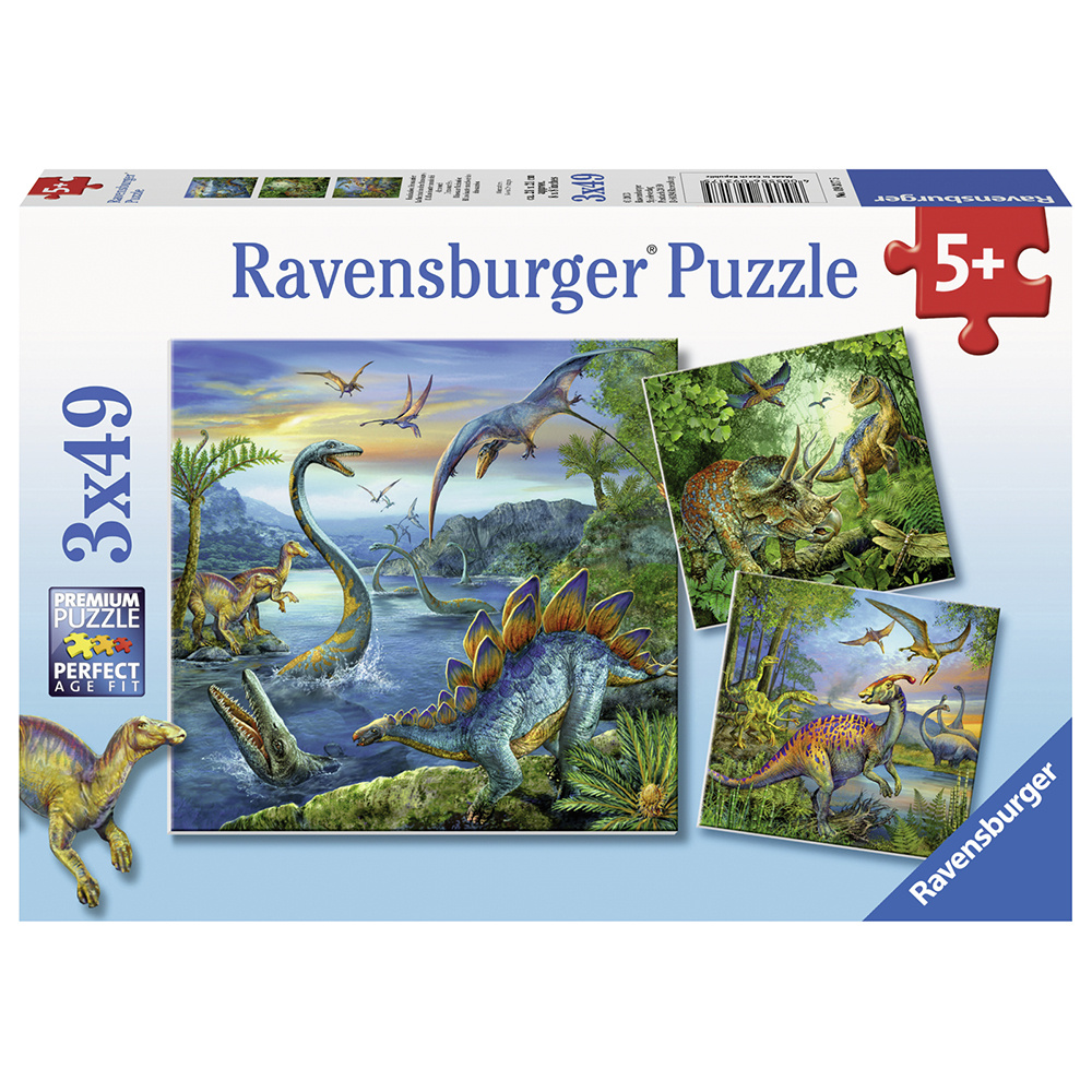 Ravensburger: Dinosaur Fascination 3x49 Palaa
