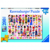 Ravensburger: Flowers And Friends XXL 200 Palaa Ravensburger: Flowers And Friends XXL 200 Palaa