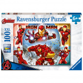 Ravensburger: Marvel Hero Ironman XXL 100 Palaa Ravensburger: Marvel Hero Ironman XXL 100 Palaa