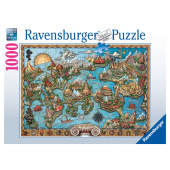 Ravensburger: Mysterious Atlantis 1000 Palaa Ravensburger: Mysterious Atlantis 1000 Palaa