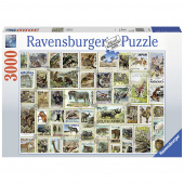 Ravensburger - Animal Stamps 3000 Palaa