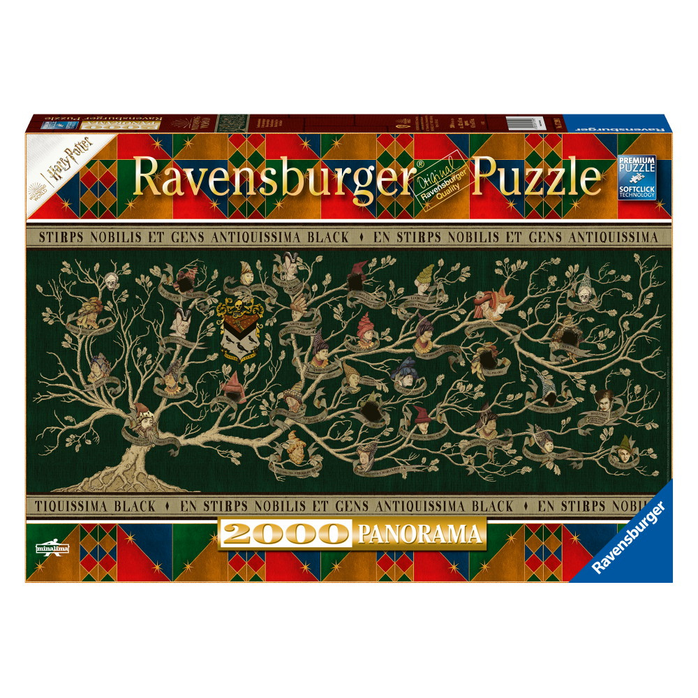 Ravensburger : Harry Potter Sukupuu 2000 Palaa