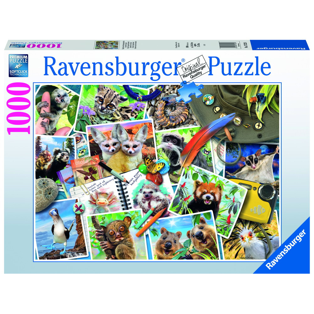 Ravensburger: Travellers Animal Journal 1000 Palaa