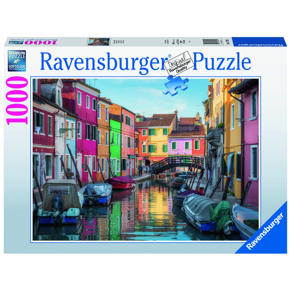 Ravensburger: Burano Canal, Venice 1000 Palaa