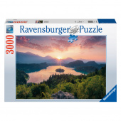 Ravensburger: Järvi Bled, Slovenia 3000 Palaa Ravensburger: Järvi Bled, Slovenia 3000 Palaa