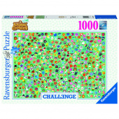 Ravensburger: Challenge Animal Crossing 1000 Palaa Ravensburger: Challenge Animal Crossing 1000 Palaa