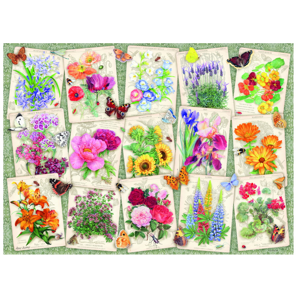 Ravensburger: Garden Flowers 1000 Palaa