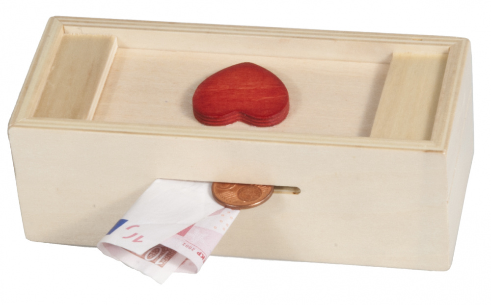 Trick Box for money - Heart