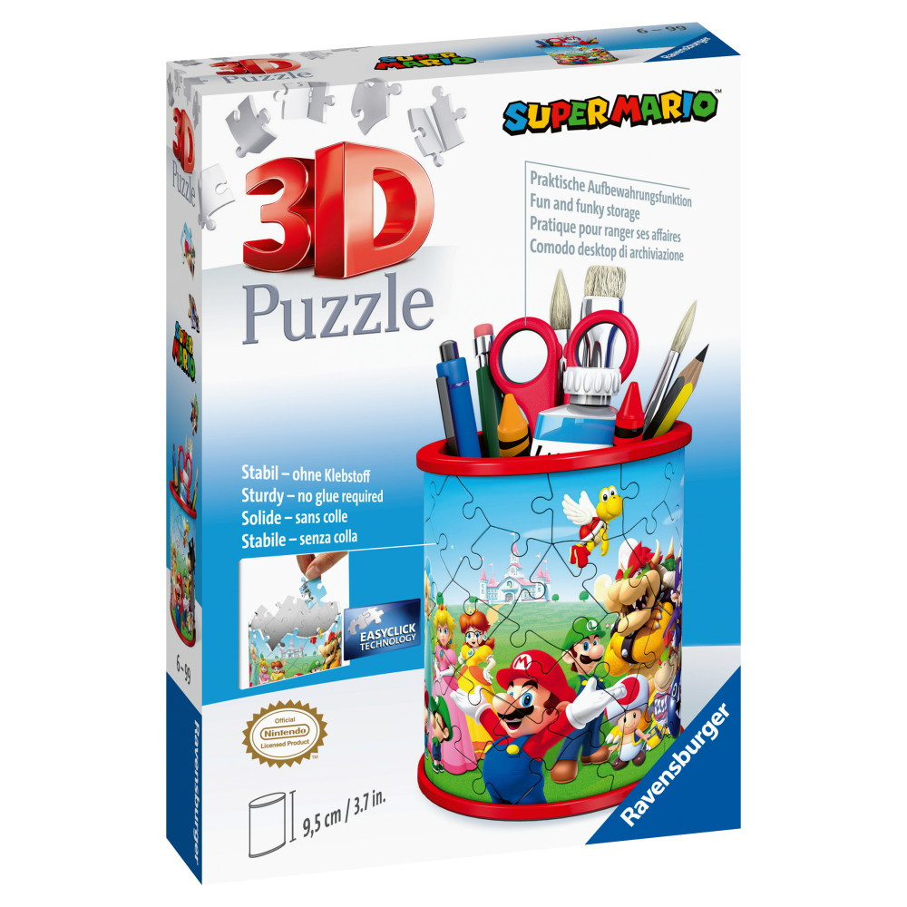 Ravensburger 3D Super Mario Pencil Cup 54 Paala