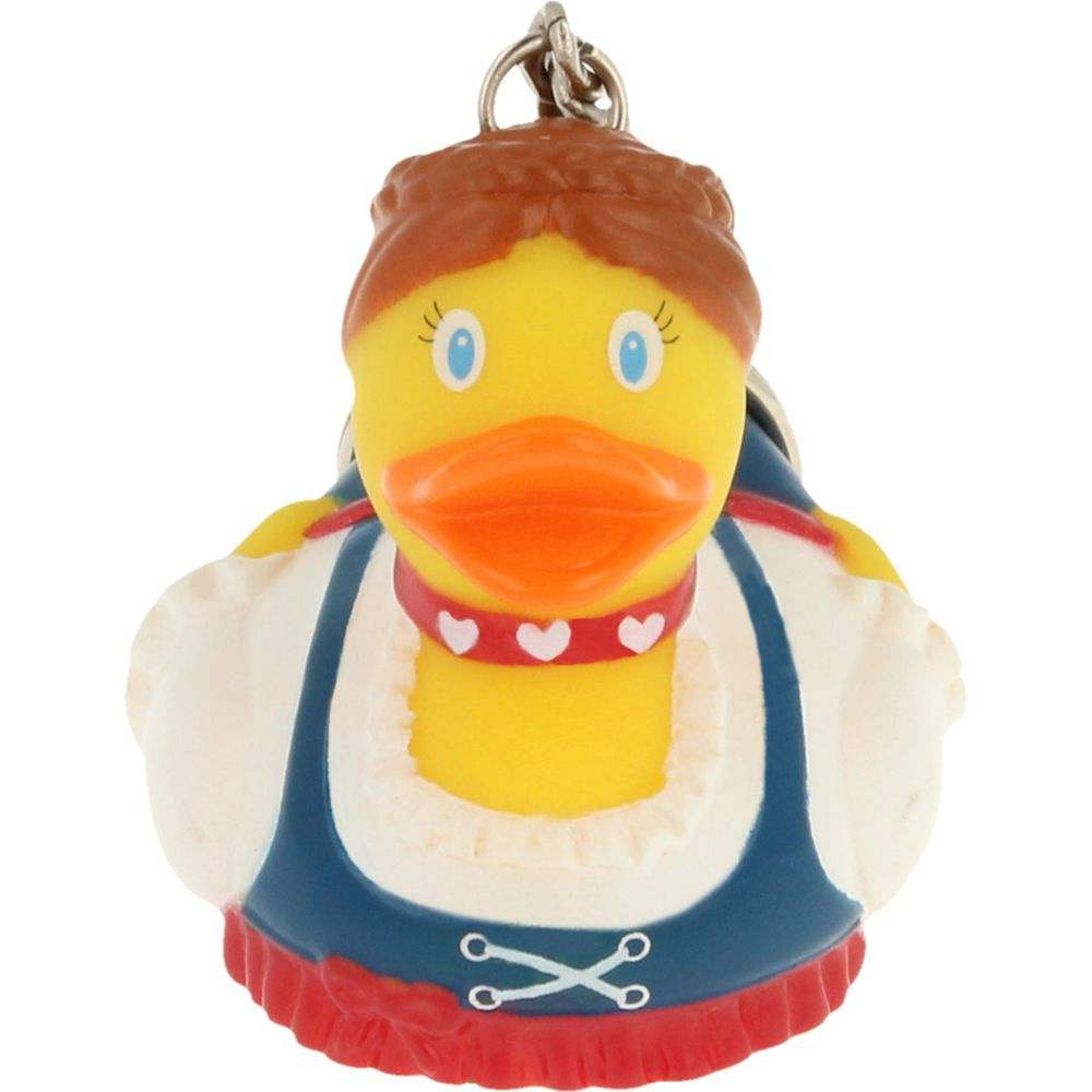 Keyring - Bavarian Rubber Duck Womanly